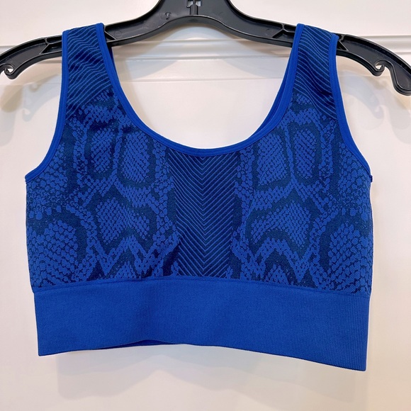 Blue snake print fitness set - Picture 5 of 8